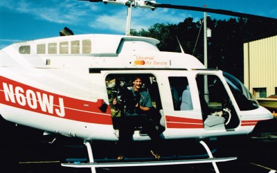 Marten in Helicopter