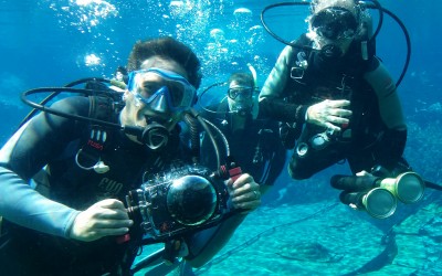 MKPS underwater shoot at Weeki Wachee Springs
